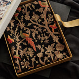 Shikaar-e-Kashmir – Men’s Black Pashmina Wool Shawl with Tilla Embroidery