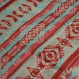 Multicoloured Woolen Himalayan Shawl – Handcrafted Tibetan Blanket