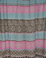 Colourful Himalayan Wool Wrap – Traditional Tibetan Style Shawl