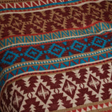 Handmade Tibetan Wool Shawl – Himalayan Multicolour Throw