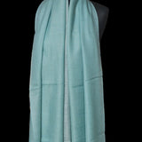 Delightful Ombre 100% Soft Kashmir Pashmina Cashmere Stole - Celeste Blue - Baga Ethnik Living Default Title Shawl