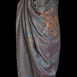 Royal Jamawar Mens Shawl – Grey