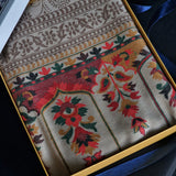 Ethnic Kani Weave Pure Wool Shawl – Elegant, Warm, and Soft Touch