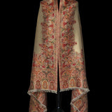 Moonlight Pashmina Shawl Two Tone Mughal border- Marigold New Collection!