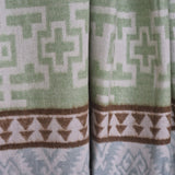 Tibetan Wool Shawl – Colourful Himalayan Geometric Wrap