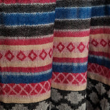 Handwoven Himalayan Wool Shawl – Multicoloured Tibetan Wrap