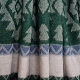 Woolen Himalayan Shawl – Handwoven Multicoloured Tibetan Blanket