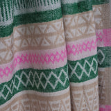 Tibetan Inspired Himalayan Shawl – Woven Wool Wrap