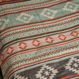 Himalayan Blanket Shawl – Woolen Multicoloured Tibetan Design