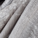 Pashmina Blended Wool Reversible Self Design Shawl – Elegant Silver