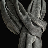 Luxury Diamond Weave Soft Kashmir Pashmina Stoles - Abalone Grey - Baga Ethnik Living Default Title Accessories:Scarves & Wraps