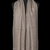 Authentic Luxury Soft Kashmir Pashminas Cashmere Stole - 100% Cashmere Grey - Baga Ethnik Living Default Title Accessories:Scarves & Wraps