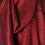Twilight Reversible Collection Shawl – Maroon Red & Gold Glow, Metallic Thread Elegance