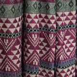 Traditional Tibetan Wool Shawl – Multicoloured Himalayan Travel Wrap