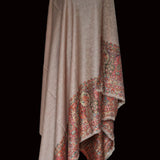 Border Zari Kani Style Weave Pure Wool Palla Shawl – Light Pink