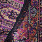 Moonlight Pashmina – Gold-Fuscia Two-Tone Darbar Kani Shawl