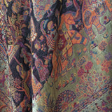 Twinlight Reversible Fine Wool Pashmina Shawl – Black & Golden Dholi Theme Luxury Shawl