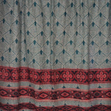 Himalayan Geometric Wool Shawl – Vibrant Tibetan Blanket Throw