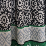Ethnic Himalayan Wool Shawl – Multicoloured Tibetan Woven Wrap