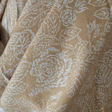 Pale Yellow Pure Wool Stole – Silver Zari Woven Style