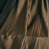 Twilight Collection Shawl – Black & Gold Elegance, Woven in Light