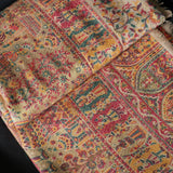 Women's Wool Kani Ethnic Weave Shawl – Sandy Beige