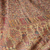 Women's Wool Kani Ethnic Weave Shawl – Sandy Beige
