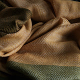 Wrap Yourself in Luxury with the Green Pashmina Luxury Soft Kashmir Stole - Ellie - Baga Ethnik Living Default Title Accessories:Scarves & Wraps