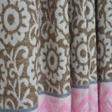 Himalayan Wool Scarf – Vibrant Tibetan Geometric Oversized Wrap
