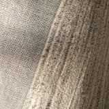 Cloud Grey Yak Wool Stole – Woven by Hand, Edged in Raw Wool