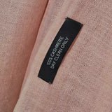 100% Pure Luxury Soft Kashmir Pashmina Stoles - Soft Pink - Baga Ethnik Living Default Title Accessories:Scarves & Wraps