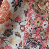 Rose Motif Kani-Style Stole – Silk Modal Blend