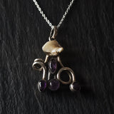 Mother of Pearl and Amethyst Faded Mood Pendant
