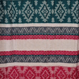 Tibetan Geometric Wool Shawl – Colourful Himalayan Handwoven Wrap