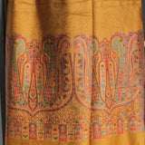 Vintage Paisley Palla Kani Women's Stole – Mustard Yellow