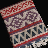 Tibetan Handloom Wool Shawl – Himalayan Multicoloured Blanket