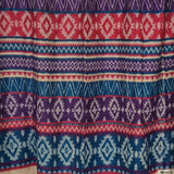 Colourful Himalayan Wool Wrap – Tibetan Handwoven Shawl with Tassels