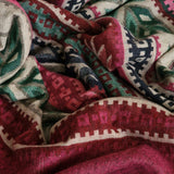 Tibetan Wool Shawl – Himalayan Handmade Multicoloured Blanket