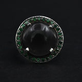 Solitude Grand Smoky Quartz Emerald Ring - Baga Ethnik Living Default Title Rings