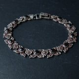 Majestic Class Black Onyx Marcasite Bracelet - Baga Ethnik Living Default Title Bracelets