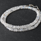 Gorgeous Rainbow Moonstone Beaded S-Clasp Necklace - The Perfect Gift - Baga Ethnik Living Default Title Necklaces