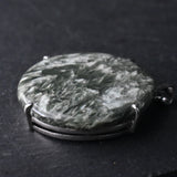 Stunning Statement Piece Green Seraphinite Silver Sterling 925 Pendant - Baga Ethnik Living Default Title Pendants