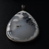 Himalayan Tear Drop Sterling Silver 925 Agate Necklace - Baga Ethnik Living Default Title Pendants