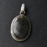 Vintage Style Handcrafted Labradorite 925 Silver Sterling Pendant - Baga Ethnik Living Default Title Pendants