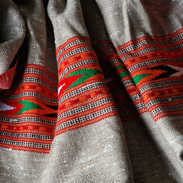Yak Wool Meditation Shawl from the Himalayas