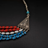 Stunning Handcrafted Multi-bead Tibetan Necklace Boho Style - Baga Ethnik Living Default Title Necklaces