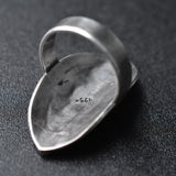 Old Tibetan Silver Ring - Baga Ethnik Living Default Title Rings