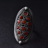 Old Tibetan Silver Ring - Baga Ethnik Living Default Title Rings