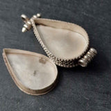 Vintage Handmade Lapis Lazuli and Sterling Silver Ghau Pendent Amulet - Baga Ethnik Living Default Title Pendants