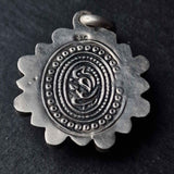 Turquoise and Coral Silver Sterling 925 Pendant - Baga Ethnik Living Default Title Pendants